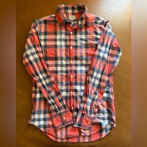 J. Crew Red and Blue Plaid Casual Shirt